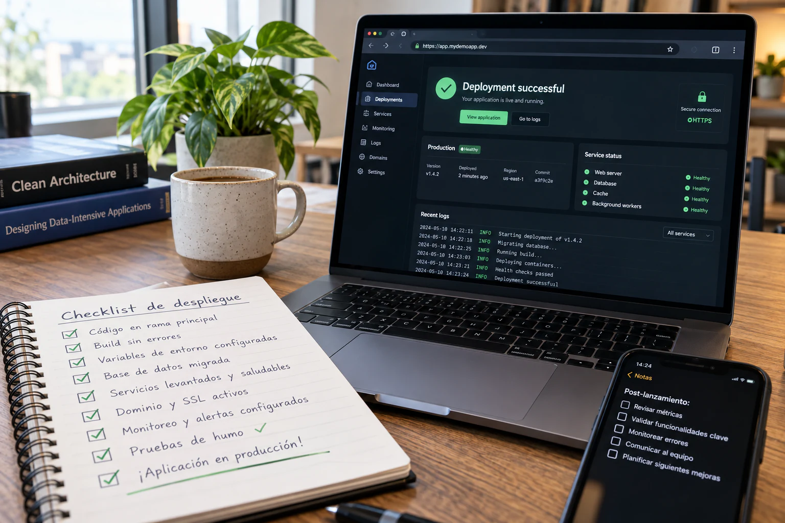 Checklist basico para publicar una aplicacion web