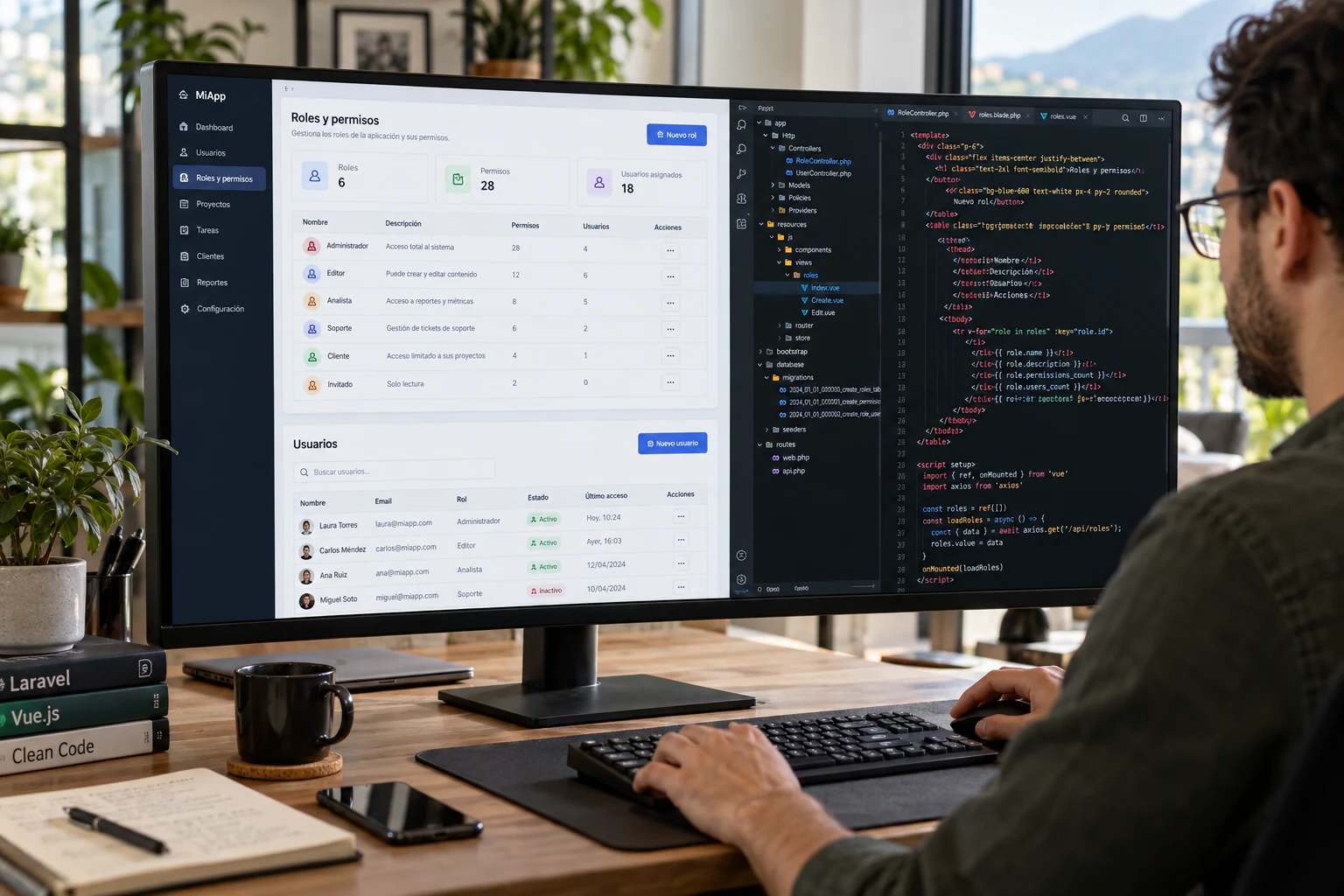 Que cuido al construir dashboards con Laravel y Vue
