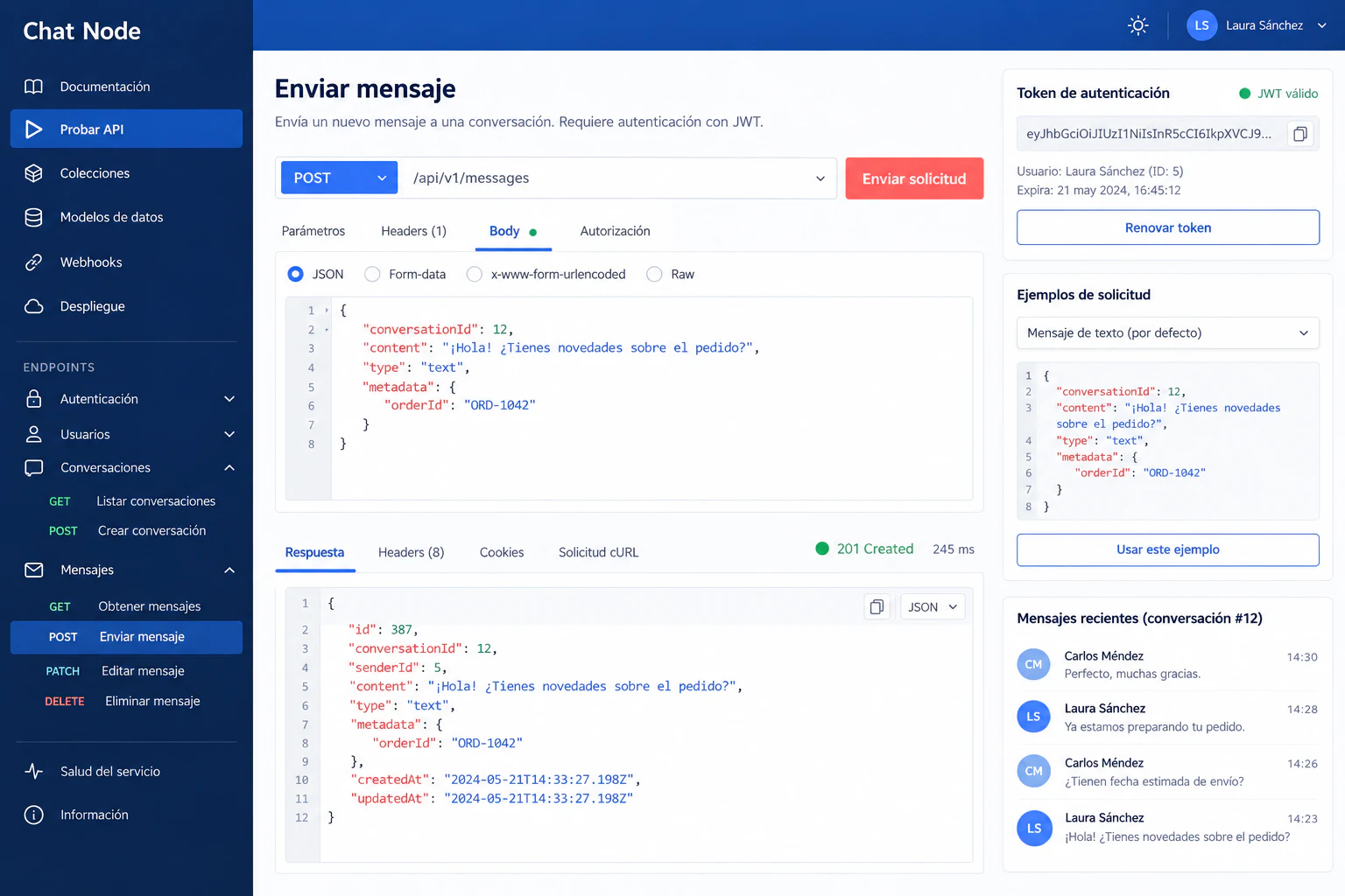 API Chat Node