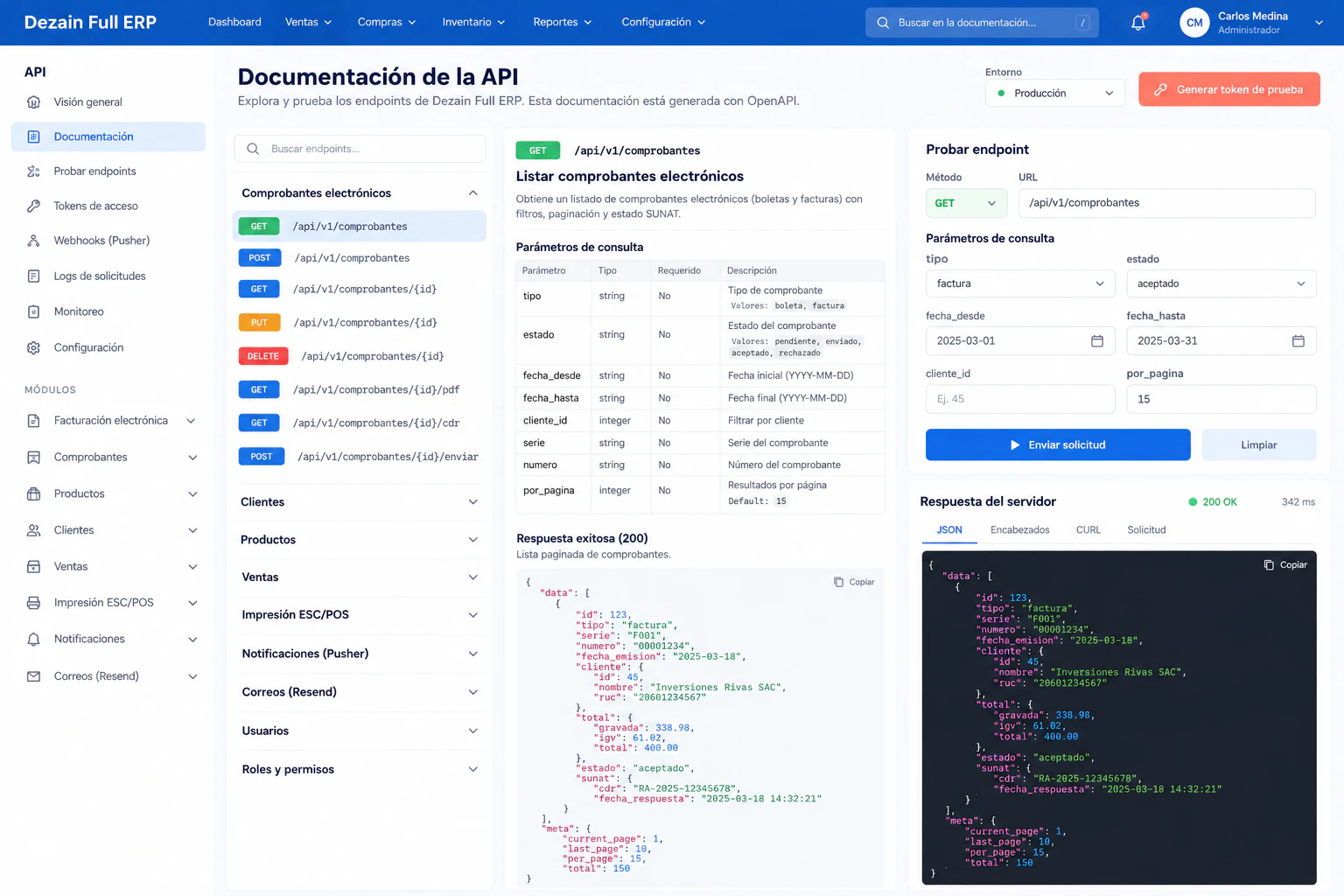 API Dezain Full ERP