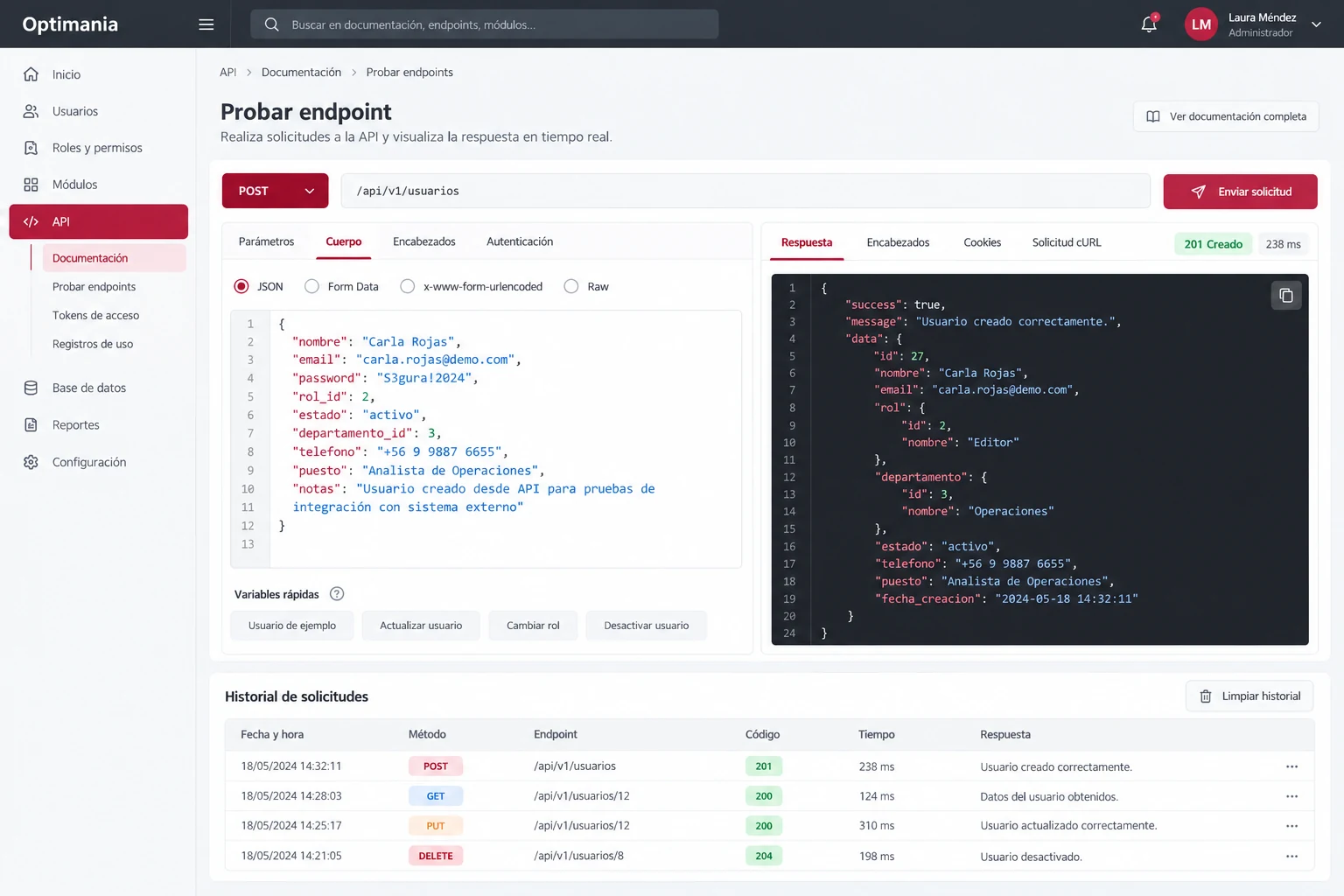API Optimania