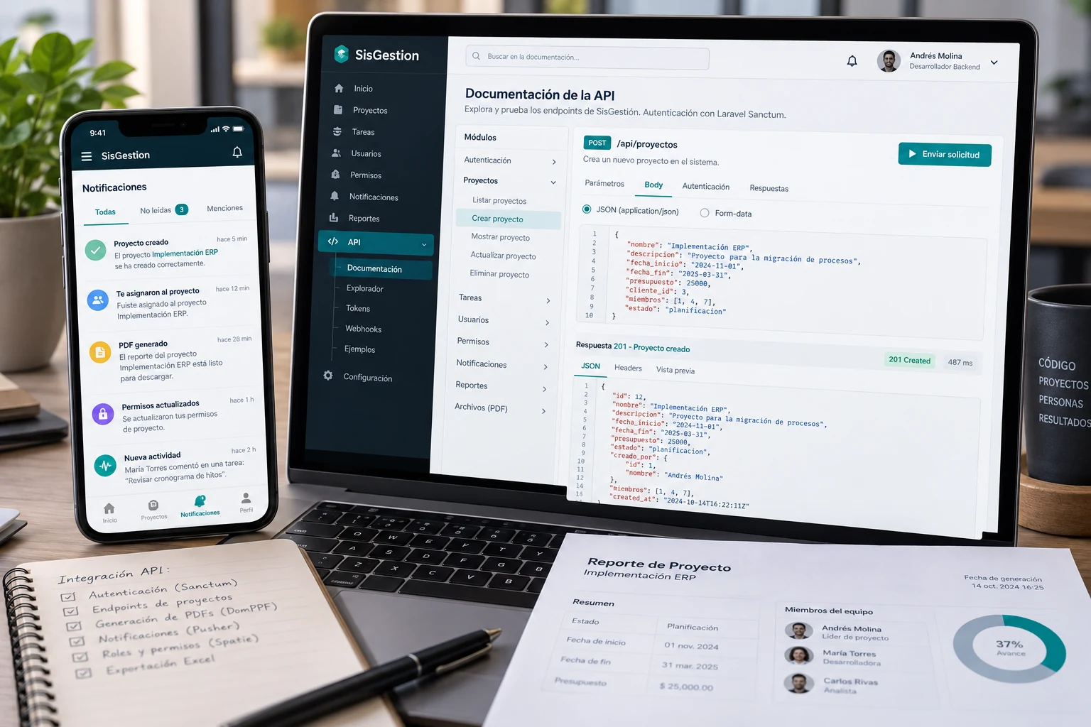 API SisGestion