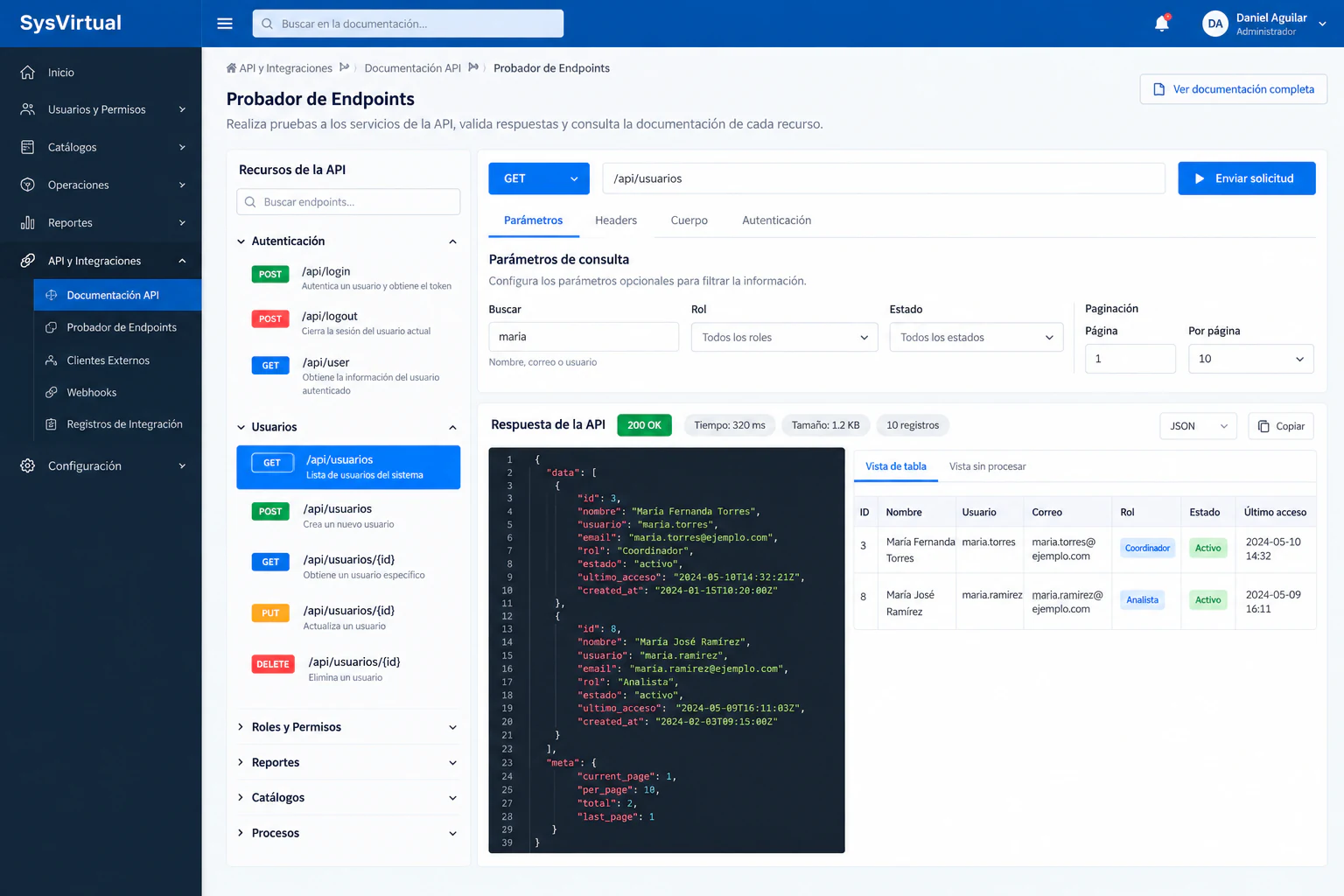 API SysVirtual