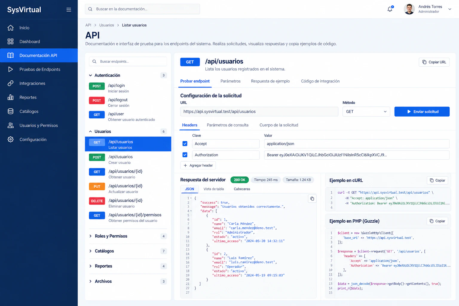 API SysVirtual