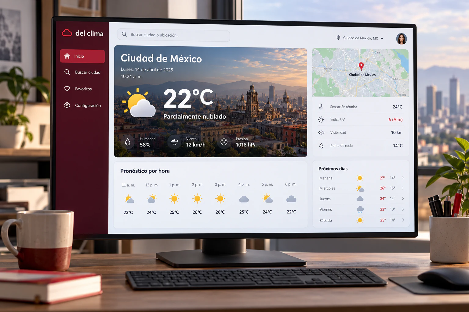 Aplicación del clima