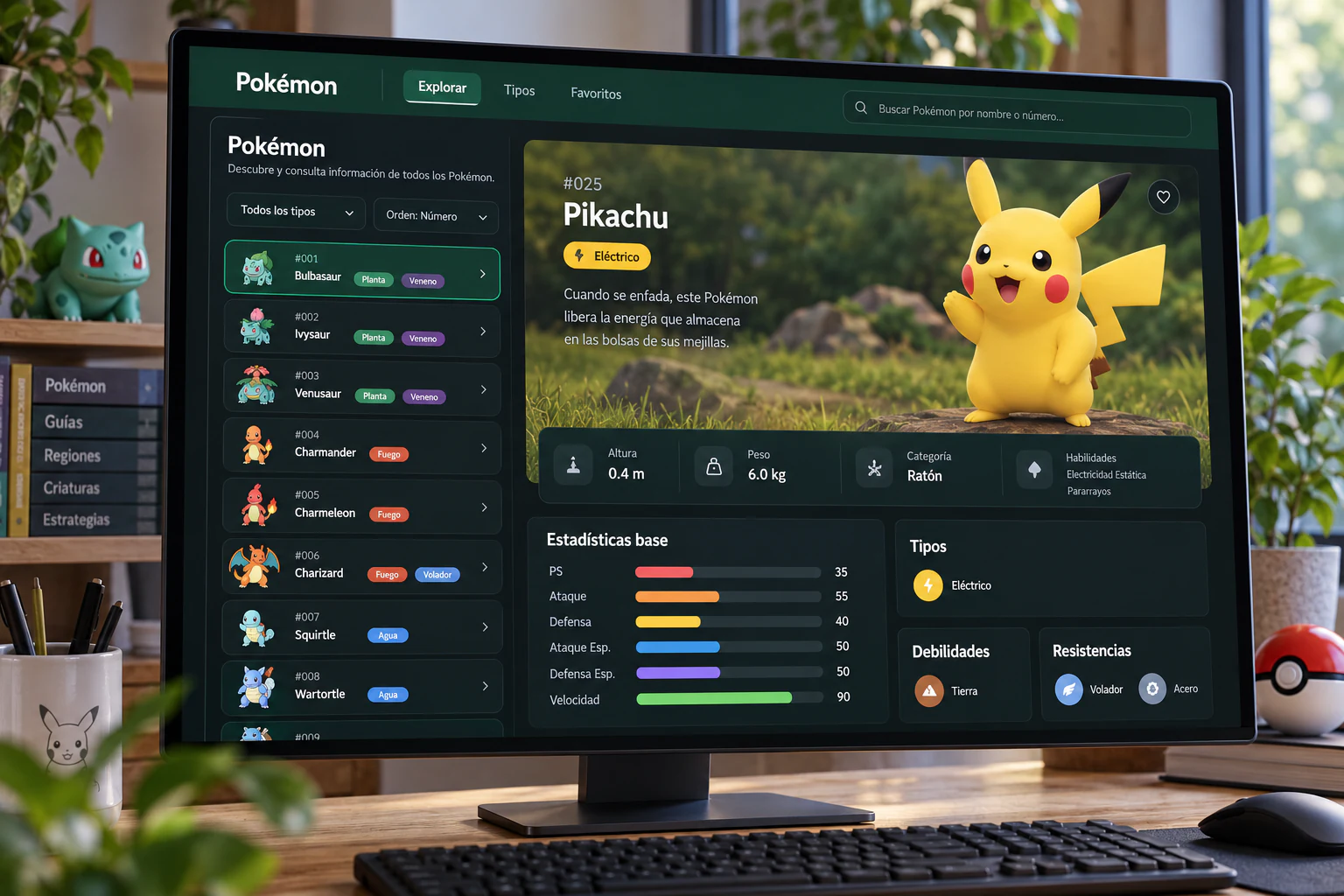 Aplicación Pokémon