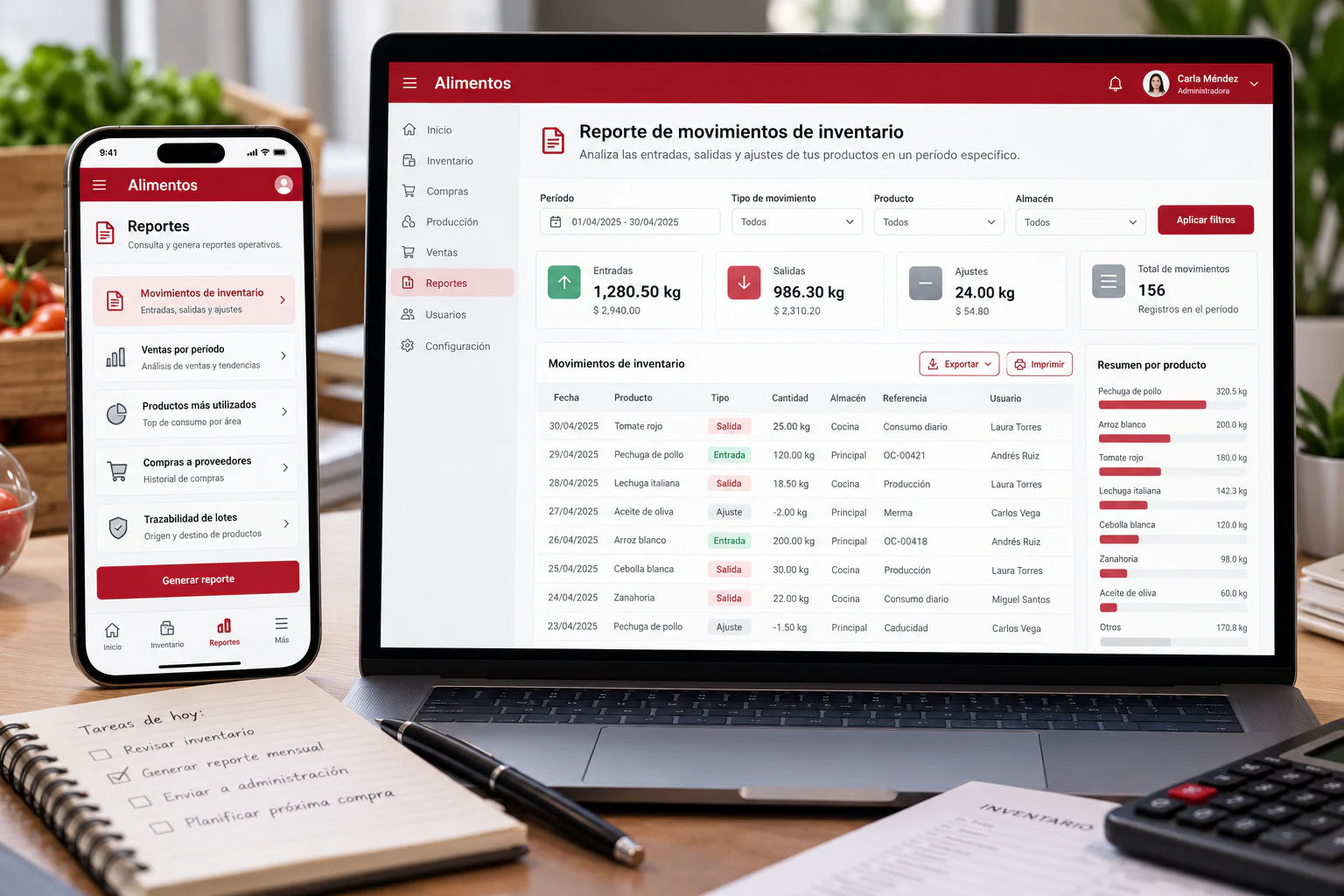 App Alimentos