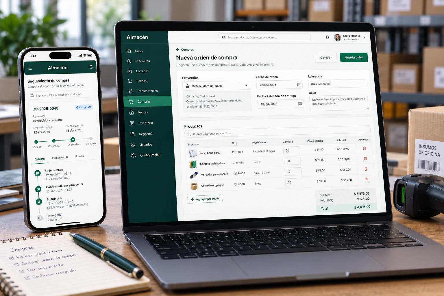 App Almacén