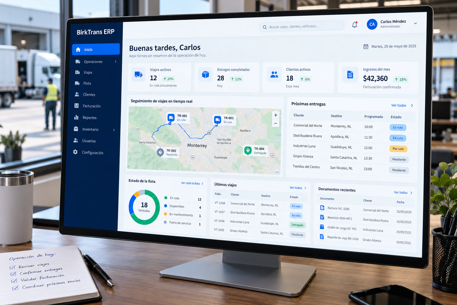 App BirkTrans ERP