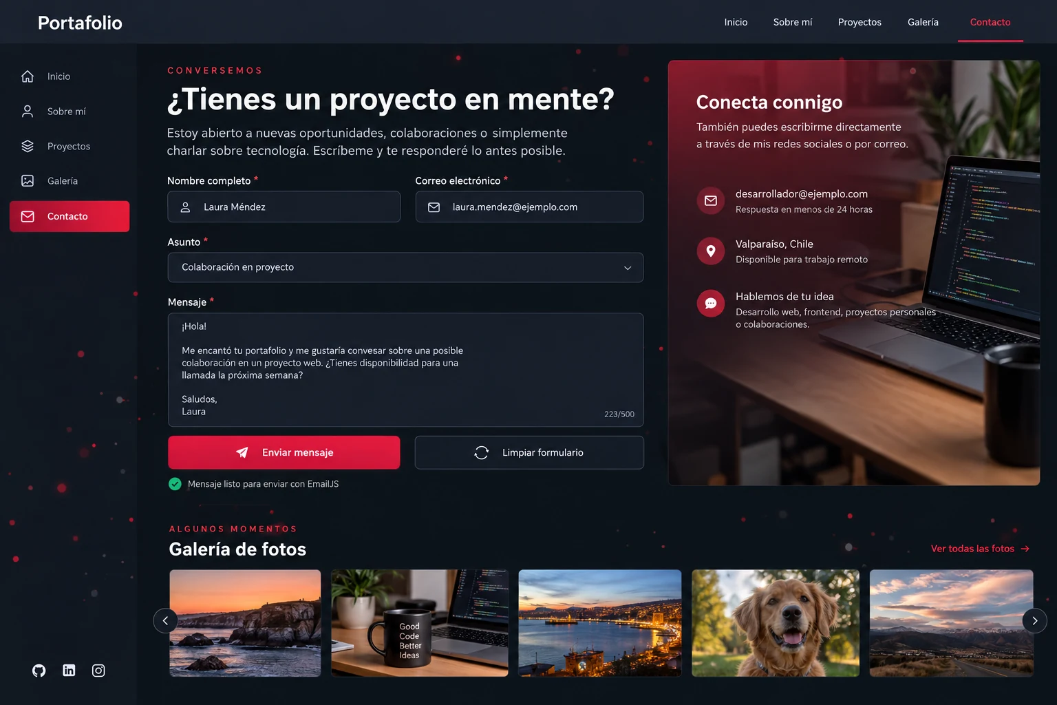App Portafolio