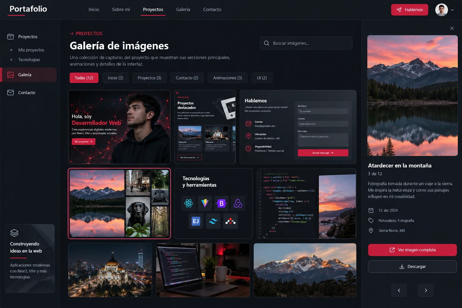 App Portafolio