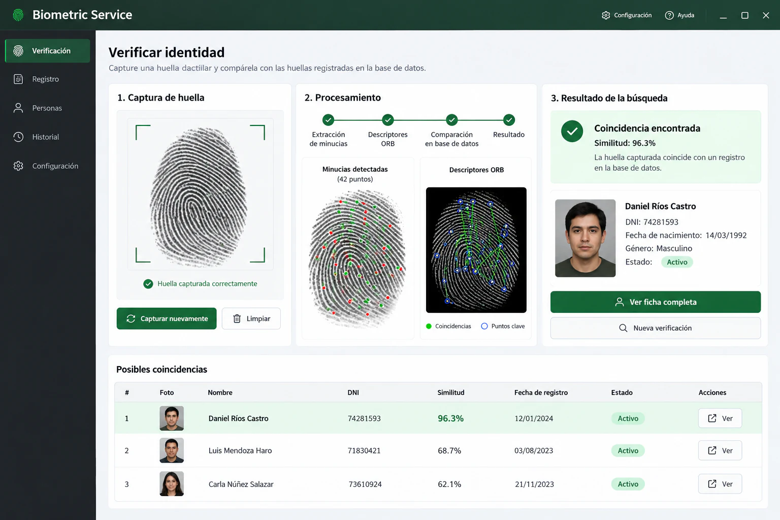 Biometric Service