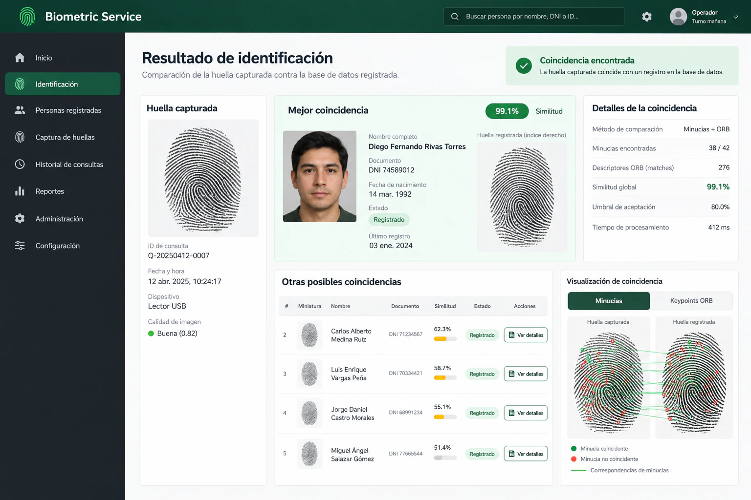 Biometric Service