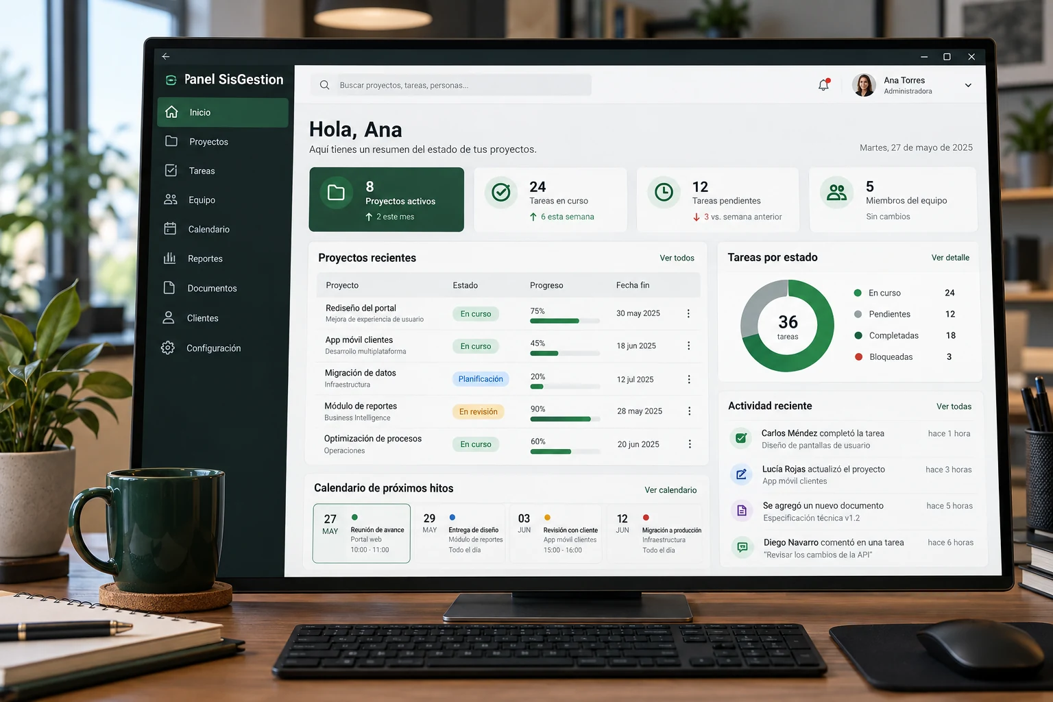 Panel SisGestion