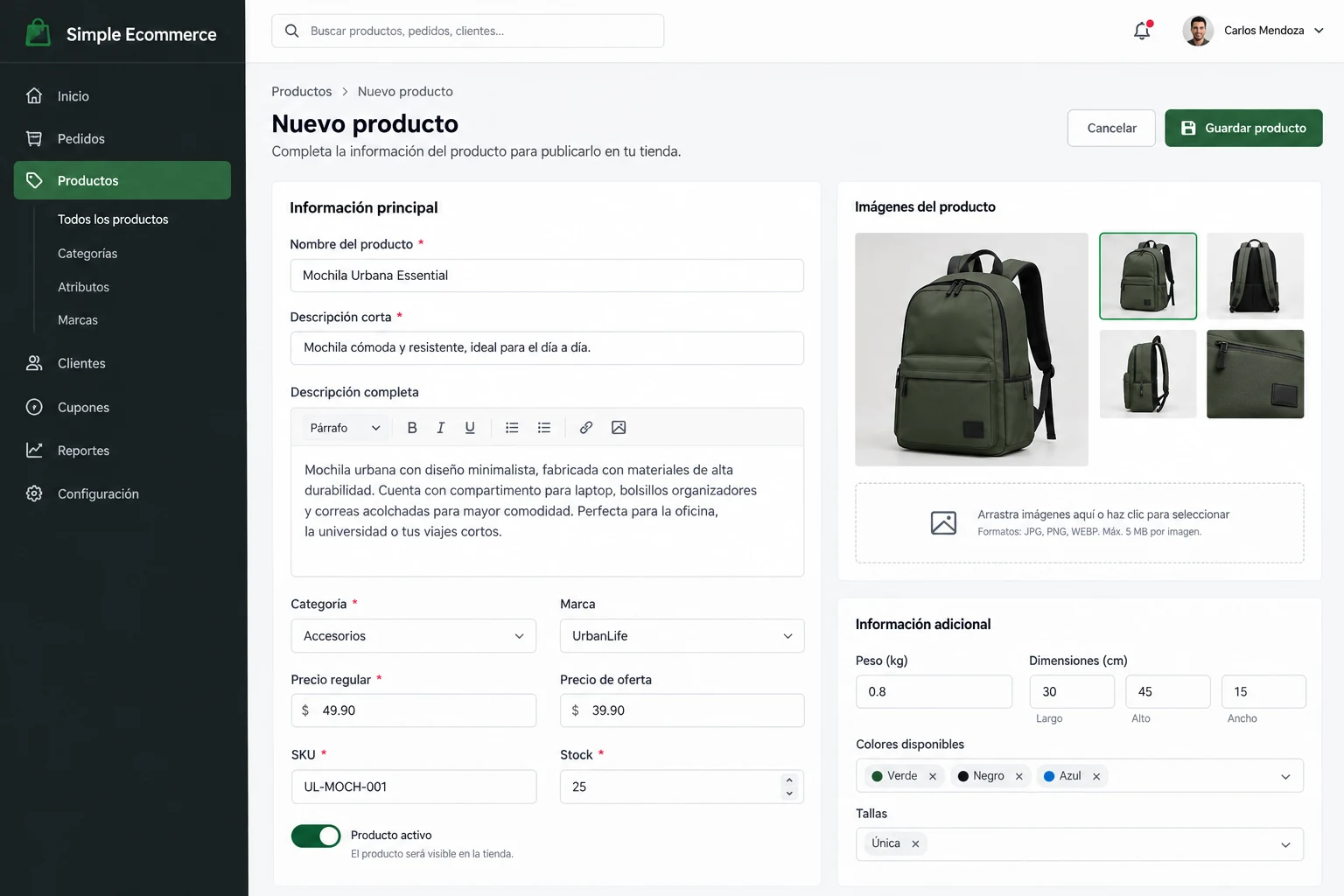 Simple Ecommerce