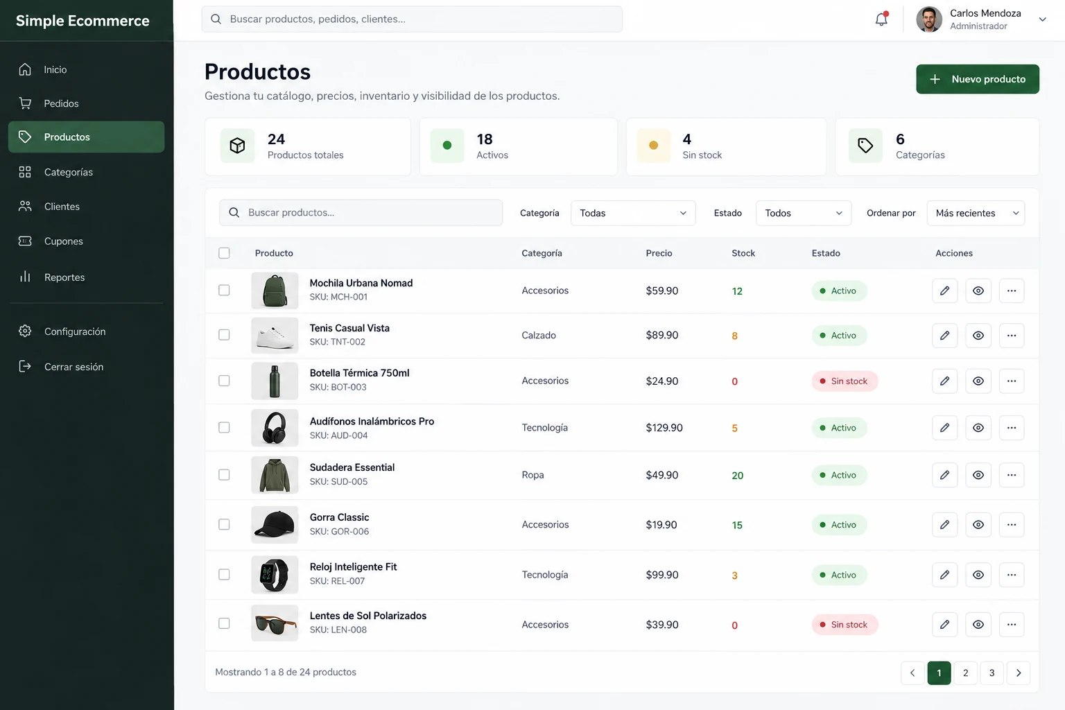 Simple Ecommerce