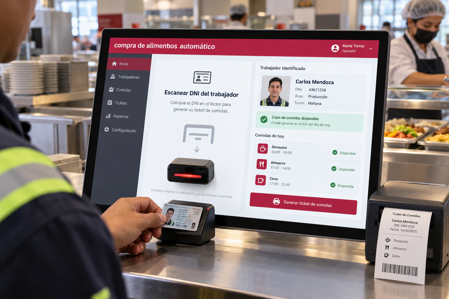 Sistema para compra de alimentos automático