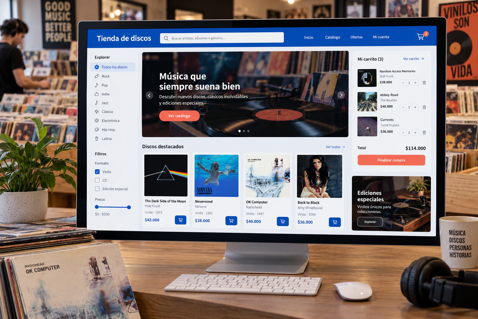 Tienda de discos