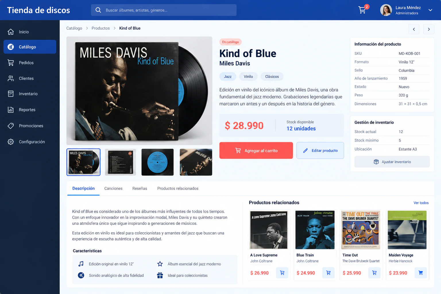 Tienda de discos