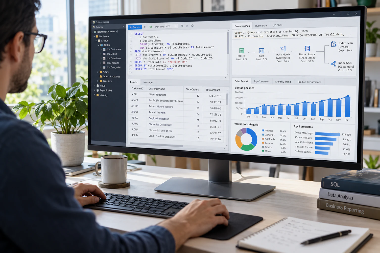 Base de datos, SQL y reportes